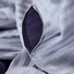 Sateen Stripe - Duvet Cover Set - Dark Grey