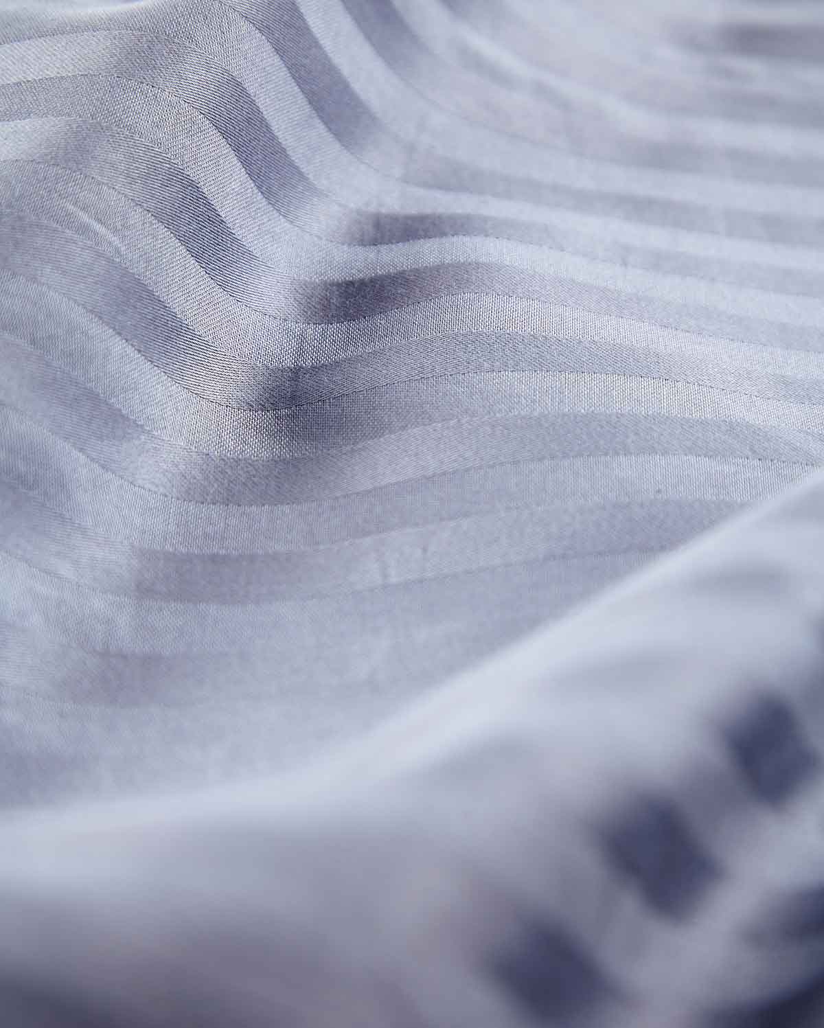 Sateen Stripe - Core Bedding Set (Flat) - Dark Grey