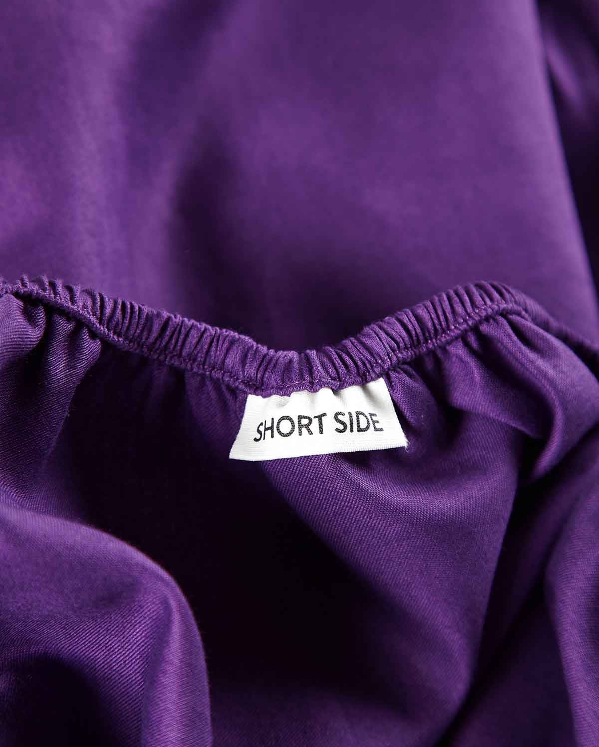 Classic Percale Fitted Sheet - Purple