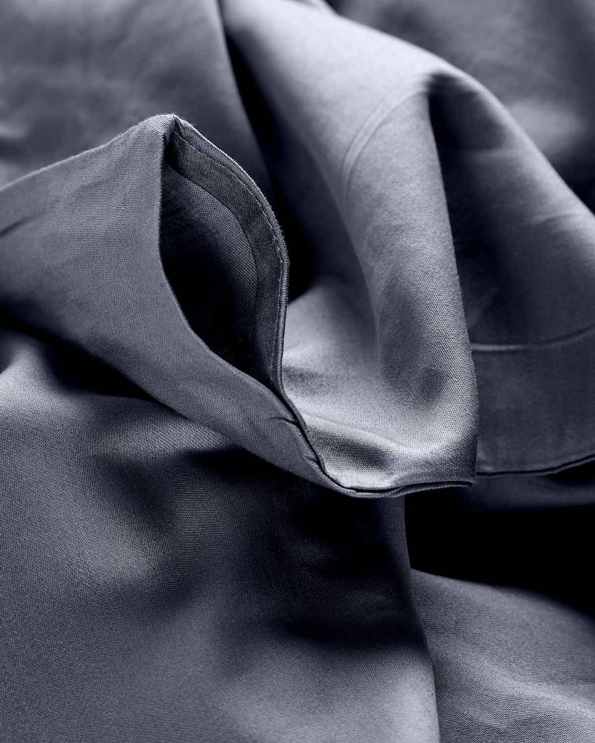 Lavish Sateen Duvet Cover - Dark Grey