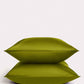 Lavish Sateen Pillowcase 2pcs - Green