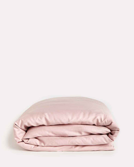 Lavish Sateen Duvet Cover - Nude Pink
