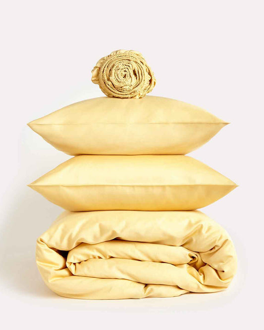 Lavish Sateen - Core Bedding Set - Gold