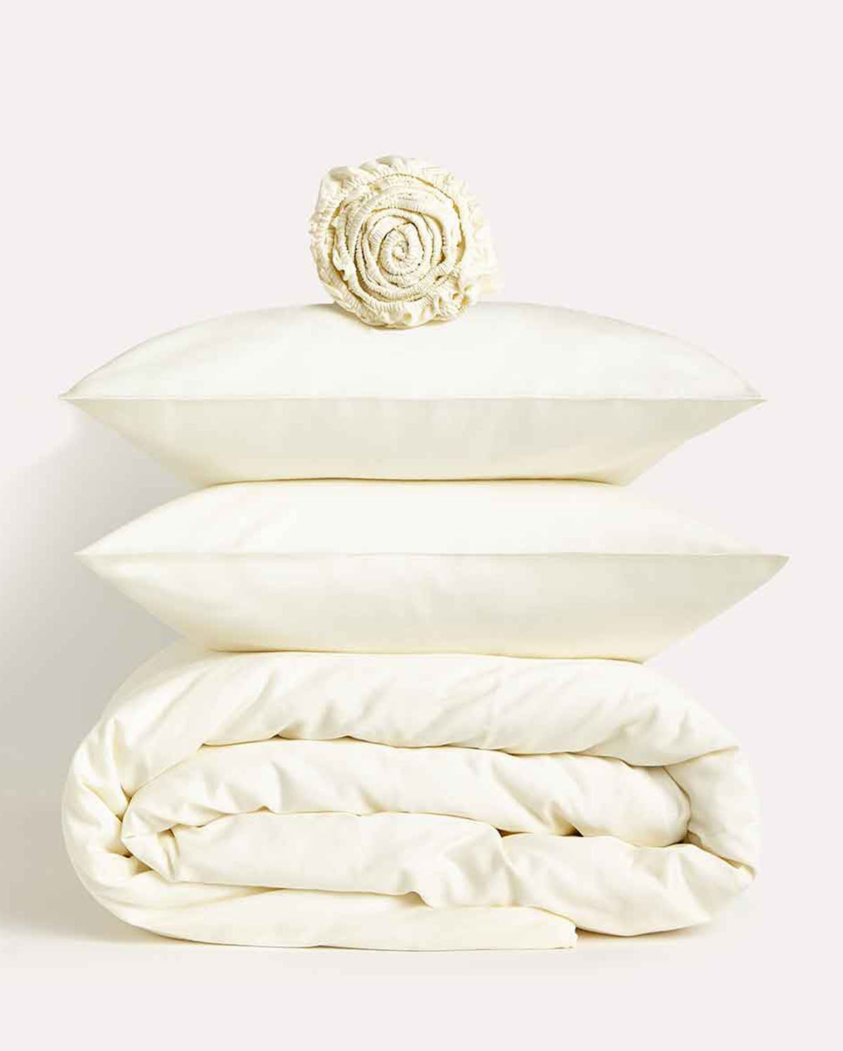 Lavish Sateen - Core Bedding Set - Cream