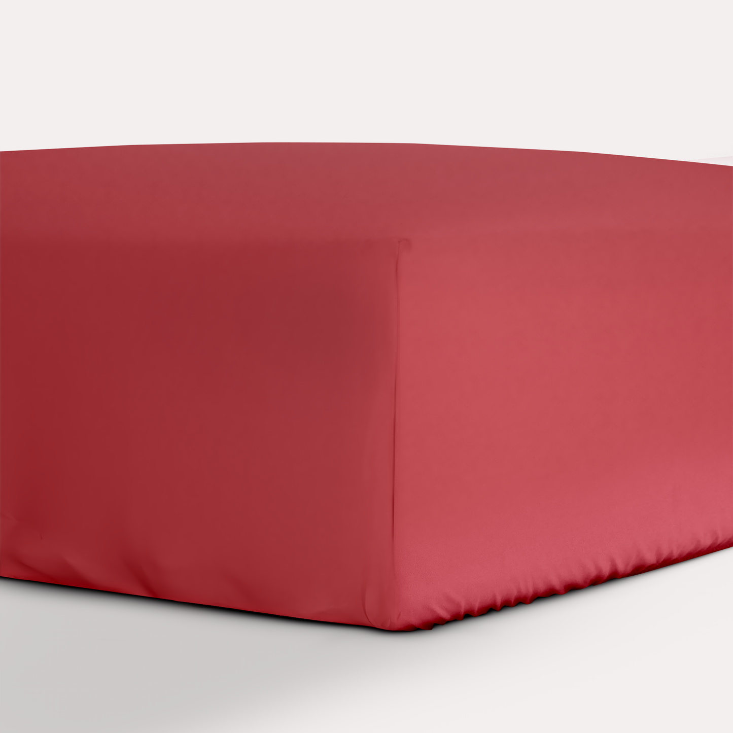 Classic Percale - Fitted Sheet Set- Carmine