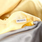 Reversible Sateen Bedding Set - Yellow & Dove Grey