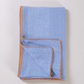 Cotton Stiched Throw - Blue